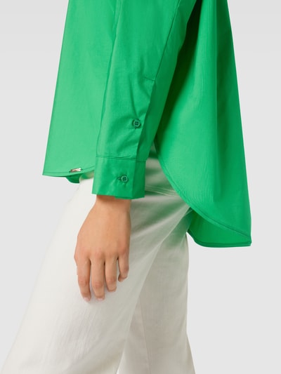 Cinque Bluse mit Hemdblusenkragen Modell 'CITARINA' Grün 3