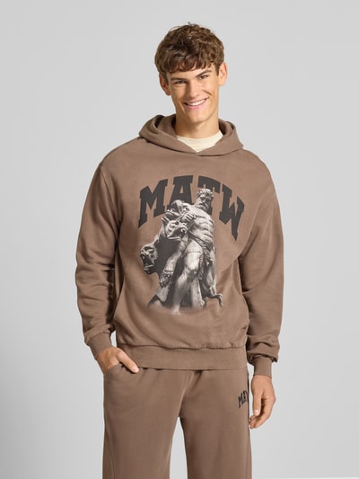 Review X MATW Hoodie met capuchon Middenbruin - 4
