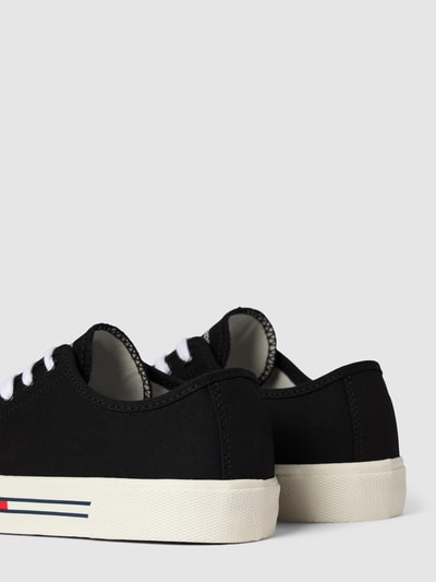 Tommy Jeans Sneaker mit Label-Details Modell 'CANVAS' Black 2