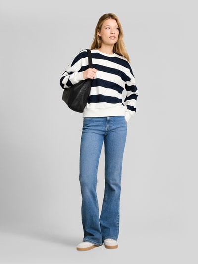 Tom Tailor Denim Bootcut Jeans aus Baumwoll-Mix im 5-Pocket-Design Jeansblau 1