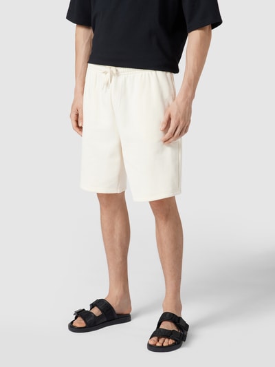 Lacoste Regular fit sweatshorts met logo Offwhite - 4