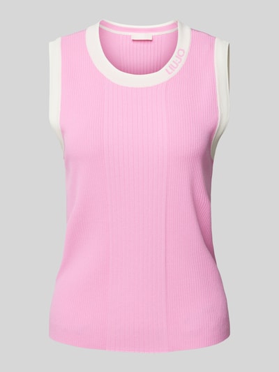 LIU JO SPORT Tanktop met structuurmotief Felroze - 2