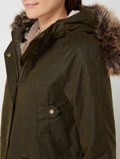 Barbour Parka z kapturem model ‘Hartwith’ Oliwkowy 3