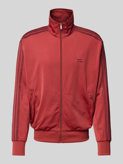 adidas Originals Sweatjacke mit Stehkragen Dunkelrot 2