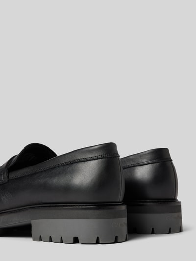 CK Calvin Klein Leren mocassins met schachtbrug, model 'MOCCASIN' Zwart - 2