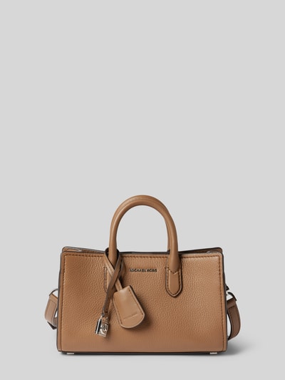 MICHAEL Michael Kors Lederhandtasche mit Label-Anhänger Modell 'SCARLETT' Taupe 2