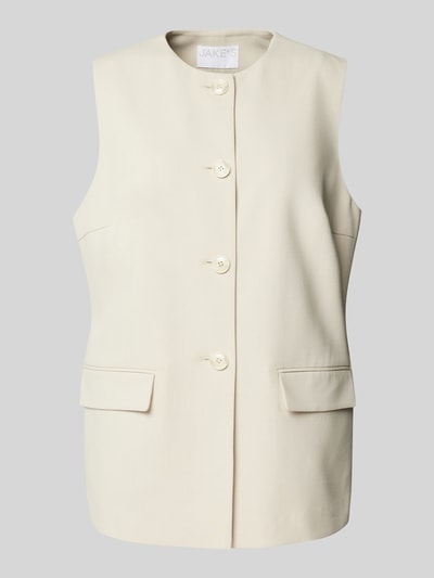 Jake*s Collection Gilet met ronde hals Kit - 2
