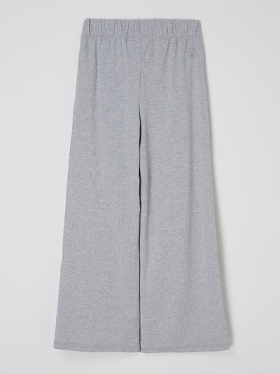 Kabooki Schlupfhose mit Rippenstruktur Modell 'Paula' Mittelgrau meliert 3
