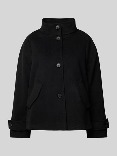 Cinque Jacke mit Stehkragen und Ärmelriegeln Modell 'JOLINO' Black 2