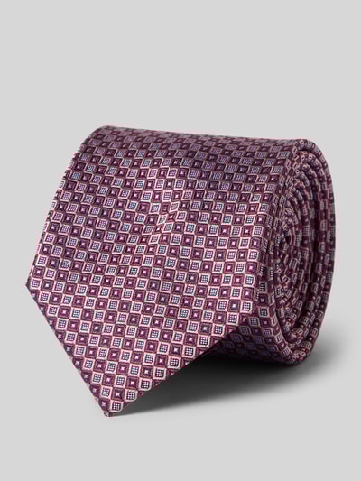 Prince Bowtie Seidenkrawatte mit Statement-Patch (7cm) Flieder 1