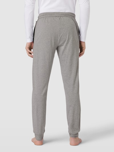 BOSS Sweatpants mit Label-Stitching Modell 'Mix&Match' Mittelgrau 5