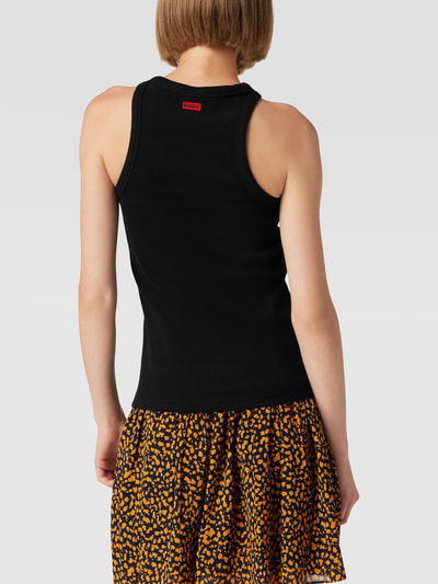 HUGO Tanktop in Ripp-Optik Modell 'CLASSIC TANK' Black 5