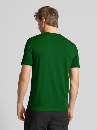ARMANI EXCHANGE T-shirt o kroju slim fit z czystej bawełny z nadrukiem z logo Zielony 5
