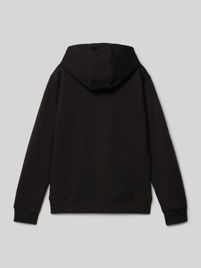 HUGO Hoodie mit Label-Print Black 3