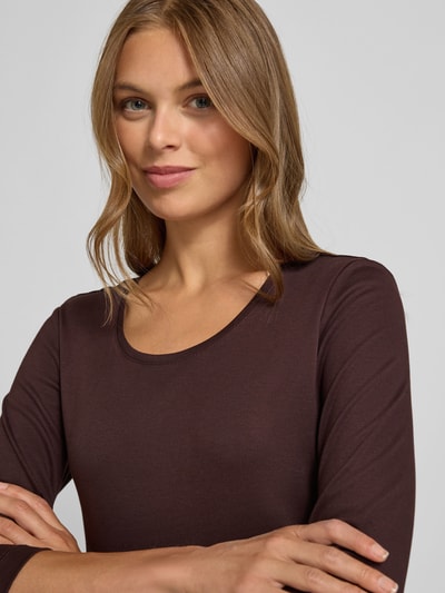 Christian Berg Woman Bluzka z rękawem o dł. 3/4 Czekoladowy 3