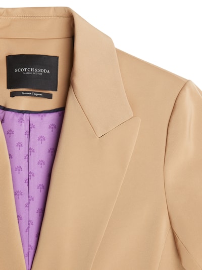 Scotch & Soda Blazer mit Reverskragen  Beige 2