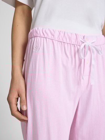Lauren Ralph Lauren Pyjamabroek met streepmotief  Roze - 3