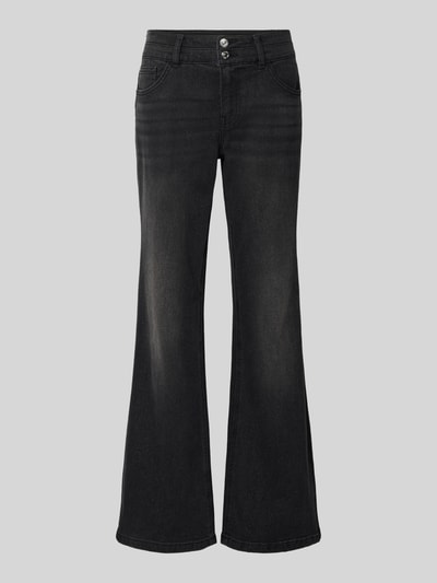 MOS MOSH Flared Jeans mit 5-Pocket-Design Modell 'Marlena' Black 2