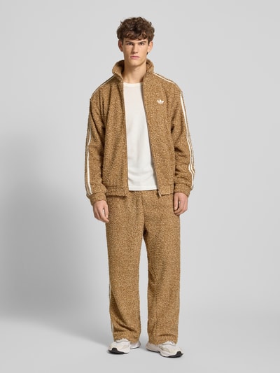 adidas Originals Sweatjacke mit Stehkragen Beige 1