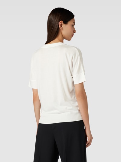 Windsor T-Shirt mit V-Ausschnitt Offwhite 5