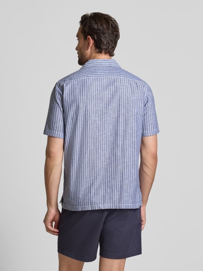 Marc O'Polo Koszula casualowa o kroju regular fit z czystej bawełny Jeansowy niebieski 5