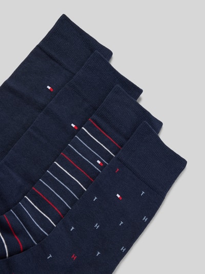 Tommy Hilfiger Zestaw skarpet z mieszanki bawełny  Granatowy 2