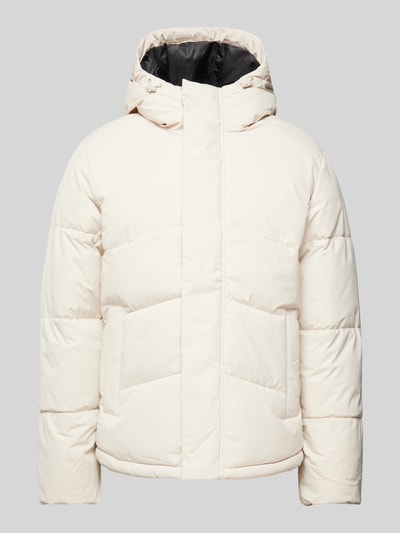 Jack & Jones Steppjacke mit Stehkragen Modell 'WORLD' Offwhite 1