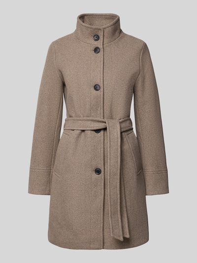 B.Young Mantel mit Bindegürtel Modell 'Cilia' Beige Melange 2