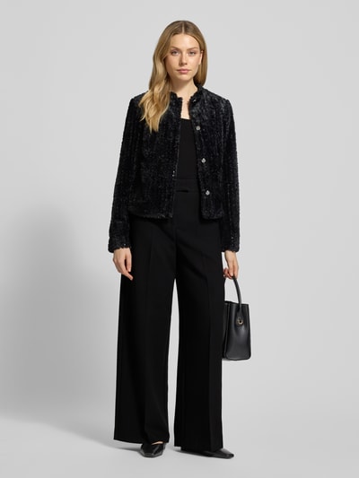 MORE & MORE Slim Fit Blazer mit aufgesetzten Taschen Black 1