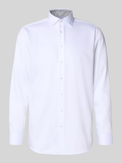 SEIDENSTICKER REGULAR FIT Koszula biznesowa o kroju regular fit z listwą guzikową Biały 2