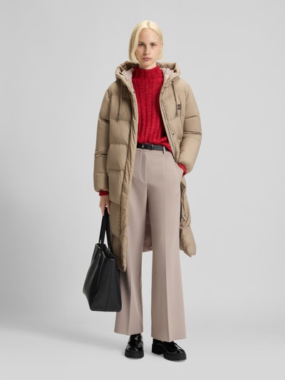 HUGO Regular Fit Daunenmantel mit Label Print Modell 'FINI-3' Sand 1