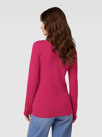 Marc O'Polo Longsleeve mit Strukturmuster Pink 5