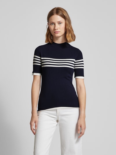 Mango Strickshirt mit Turtleneck Modell 'ALMIBAR' Marine 4