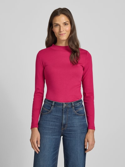 Christian Berg Woman Bluzka z długim rękawem ze stójką Fuksjowy 4