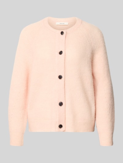 Selected Regular Fit Strickjacke aus Woll-Mix mit Alpaka-Anteil Modell 'LULU' Rosa 2