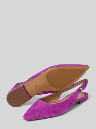Lauren Ralph Lauren Ballerinas mit Dornschließe Modell 'LONDYN' Lila 4