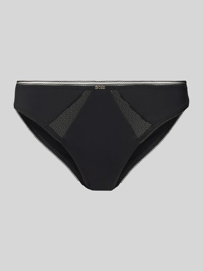 BOSS Panty mit Spitzen-Einsatz Black 1