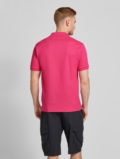 Lacoste Classic fit poloshirt met labeldetail, model 'CORE' Felroze - 5