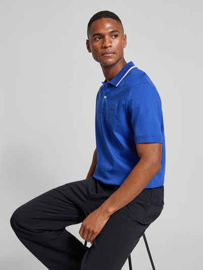 Marc O'Polo Regular Fit Poloshirt aus reiner Baumwolle Royal 3