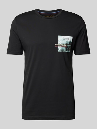 Christian Berg Men T-shirt met ronde hals Zwart - 2