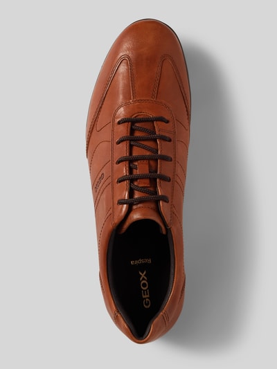 Geox Derby mit Label-Detail Modell 'Symbol' Cognac 3