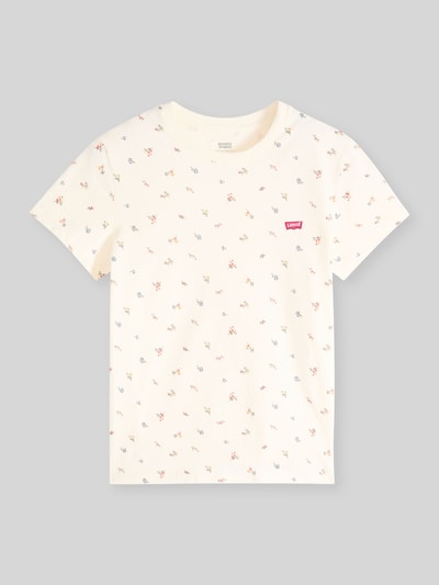 Levi's® Regular Fit T-Shirt mit Logo Patch Offwhite 2