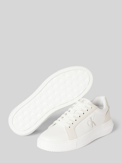 Calvin Klein Jeans Sneakers met labeldetail Wit - 3