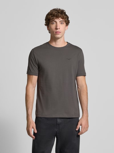 Marc O'Polo Denim Regular Fit T-Shirt aus reiner Baumwolle Anthrazit 4