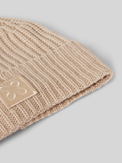 Codello Beanie met brede omslag Beige - 2