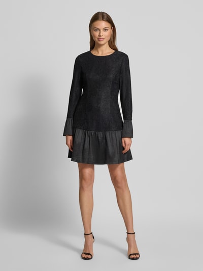 Adrianna Papell Slim Fit Minikleid mit Allover-Spitzenbesatz Black 1