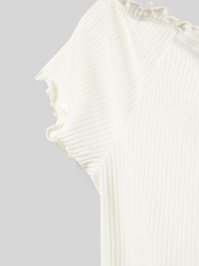 Tom Tailor T-Shirt mit Strukturmuster Offwhite 2