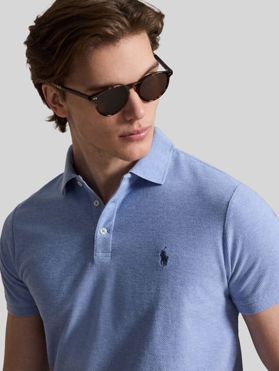 Polo Ralph Lauren Koszulka polo z czystej bawełny o kroju regular fit Jasnoniebieski melanż 3