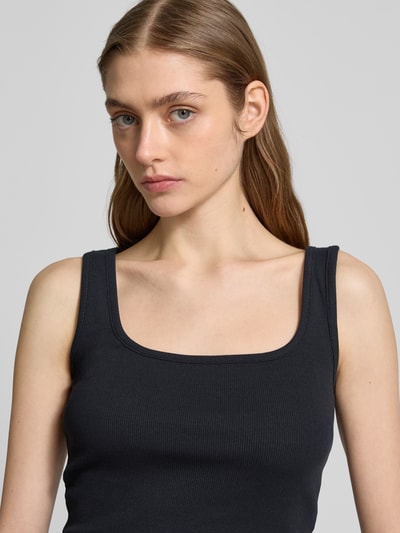 Review Tanktop mit Karree-Ausschnitt Black 3