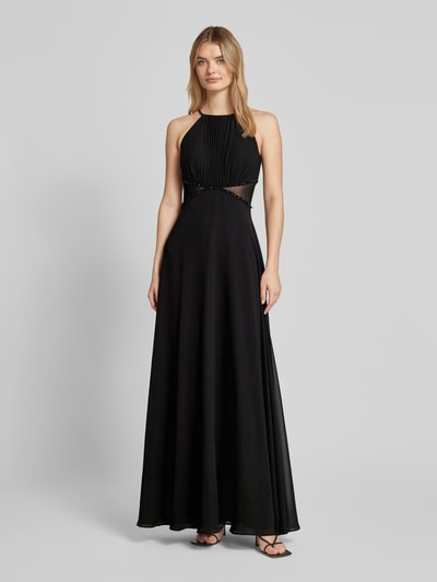 Jake*s Cocktail Abendkleid mit Collierkragen Black 4